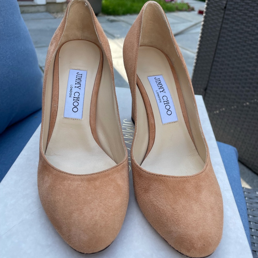 Jimmy Choo Billie Block Heels - never worn